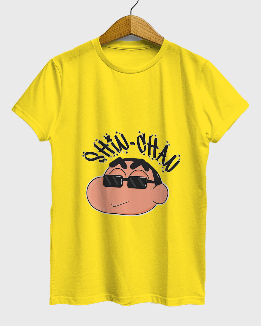 Womens Relaxed Fit TShirt Cartoon Sinchan