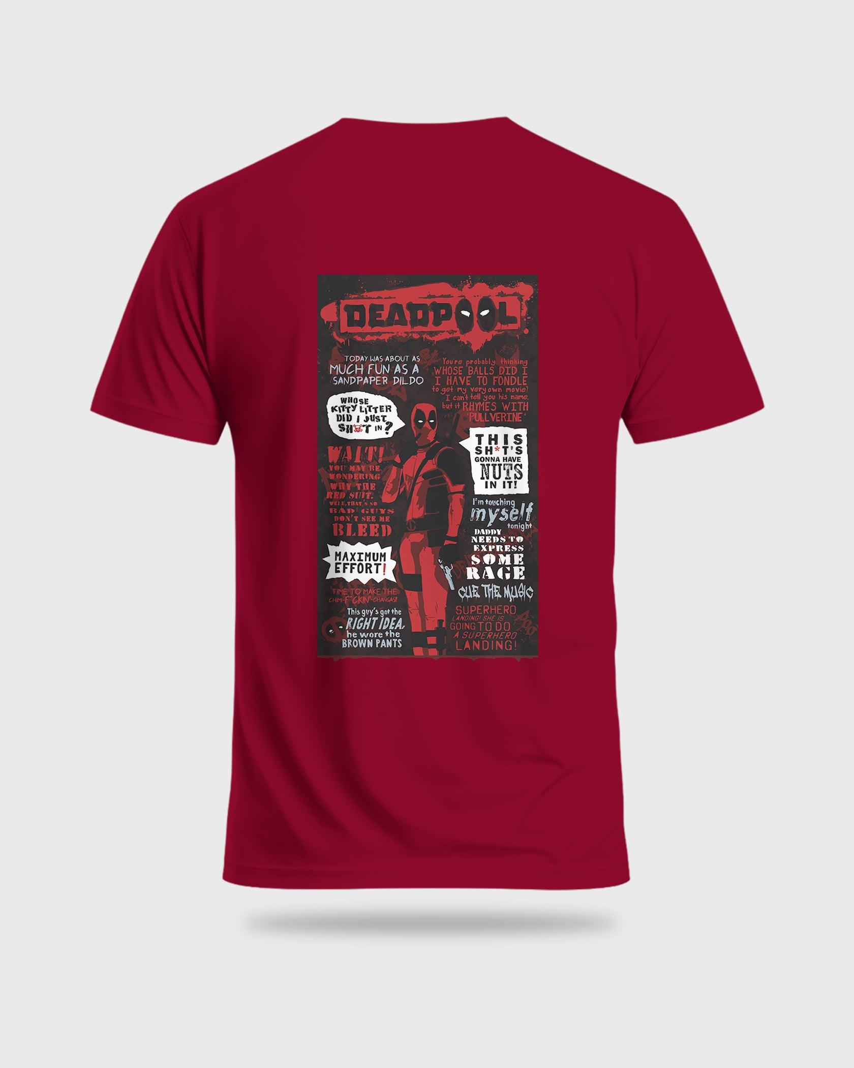 Mens Tshirt Movies & Series Deadpool Thisshits - Metro Apes