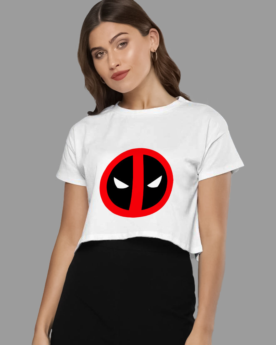 Womens Cropped TShirt Movies Deadpool