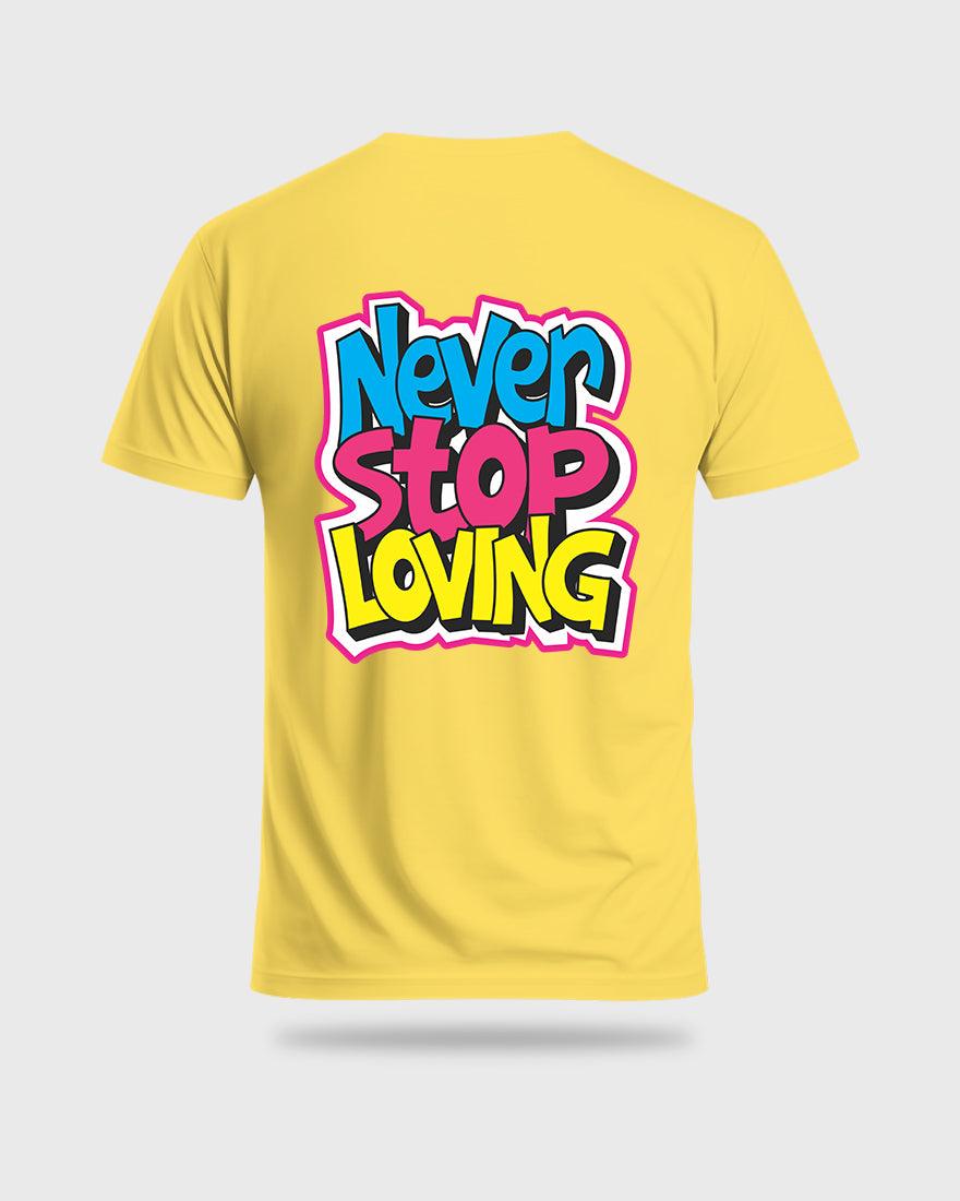 Mens Tshirt Funky Never stop Loving - Metro Apes