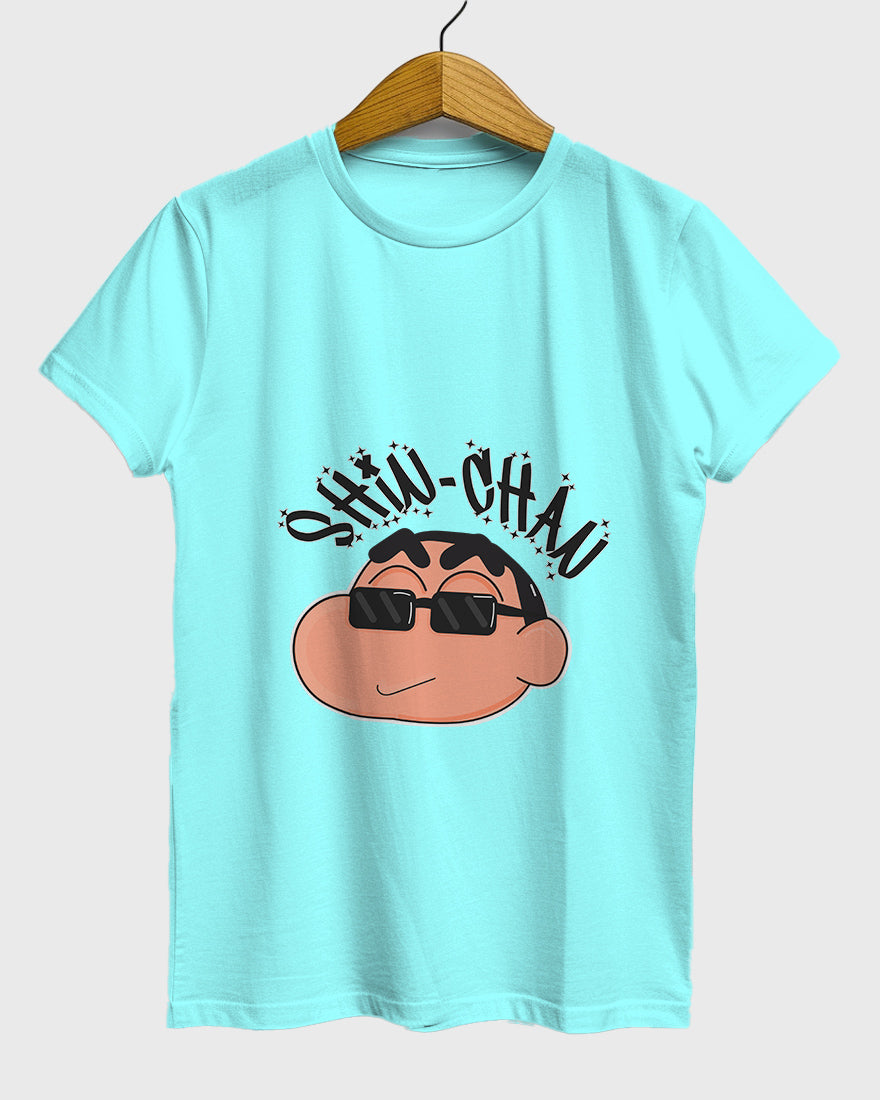 Womens Relaxed Fit TShirt Cartoon Sinchan