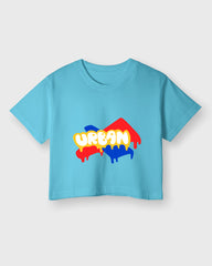 Womens Cropped TShirt Funky Urban