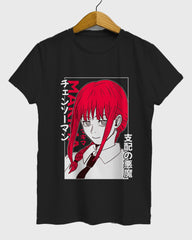 Womens Relaxed Fit TShirt Anime Chainsawman Makima 2