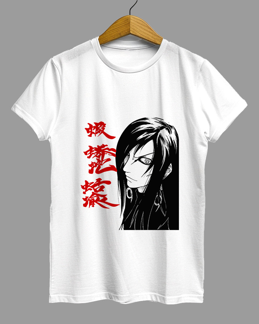 Womens Relaxed Fit TShirt Anime Naruto Orochimaru