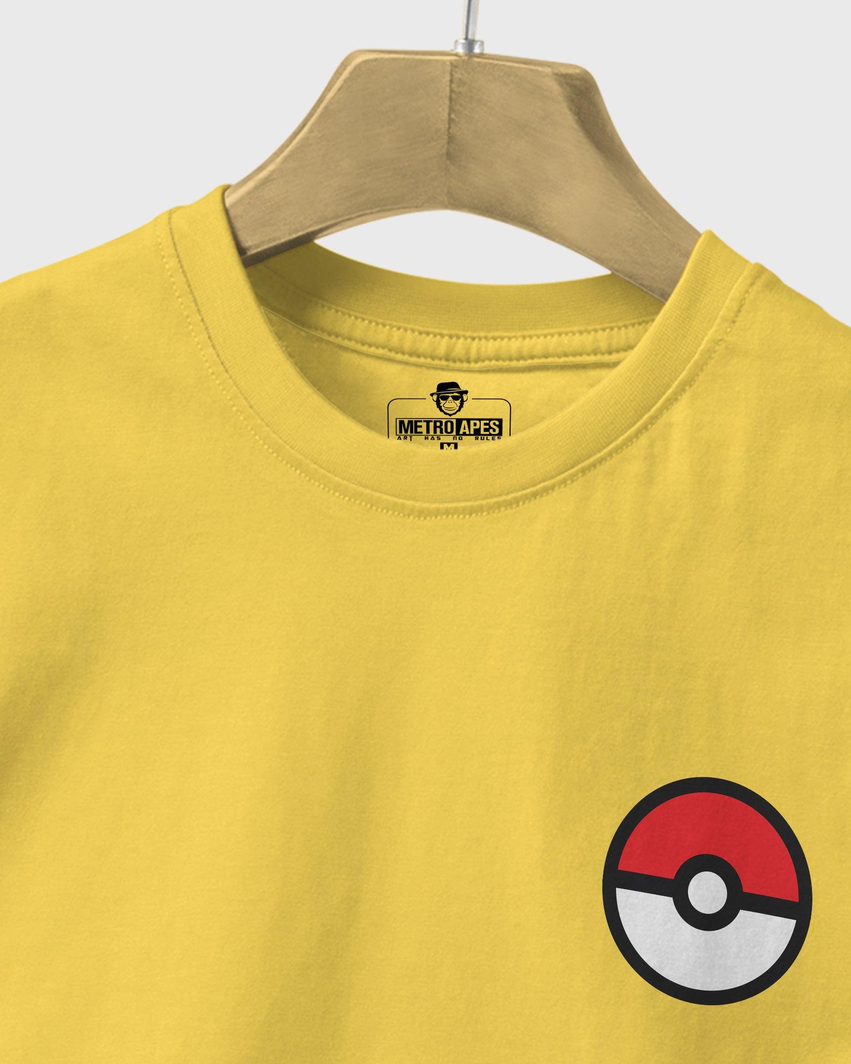 Mens T-Shirt Cartoon Pokemon Pikachu - Metro Apes