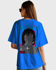 Womens Oversized TShirt Anime Chainsaw Man Kai Kon