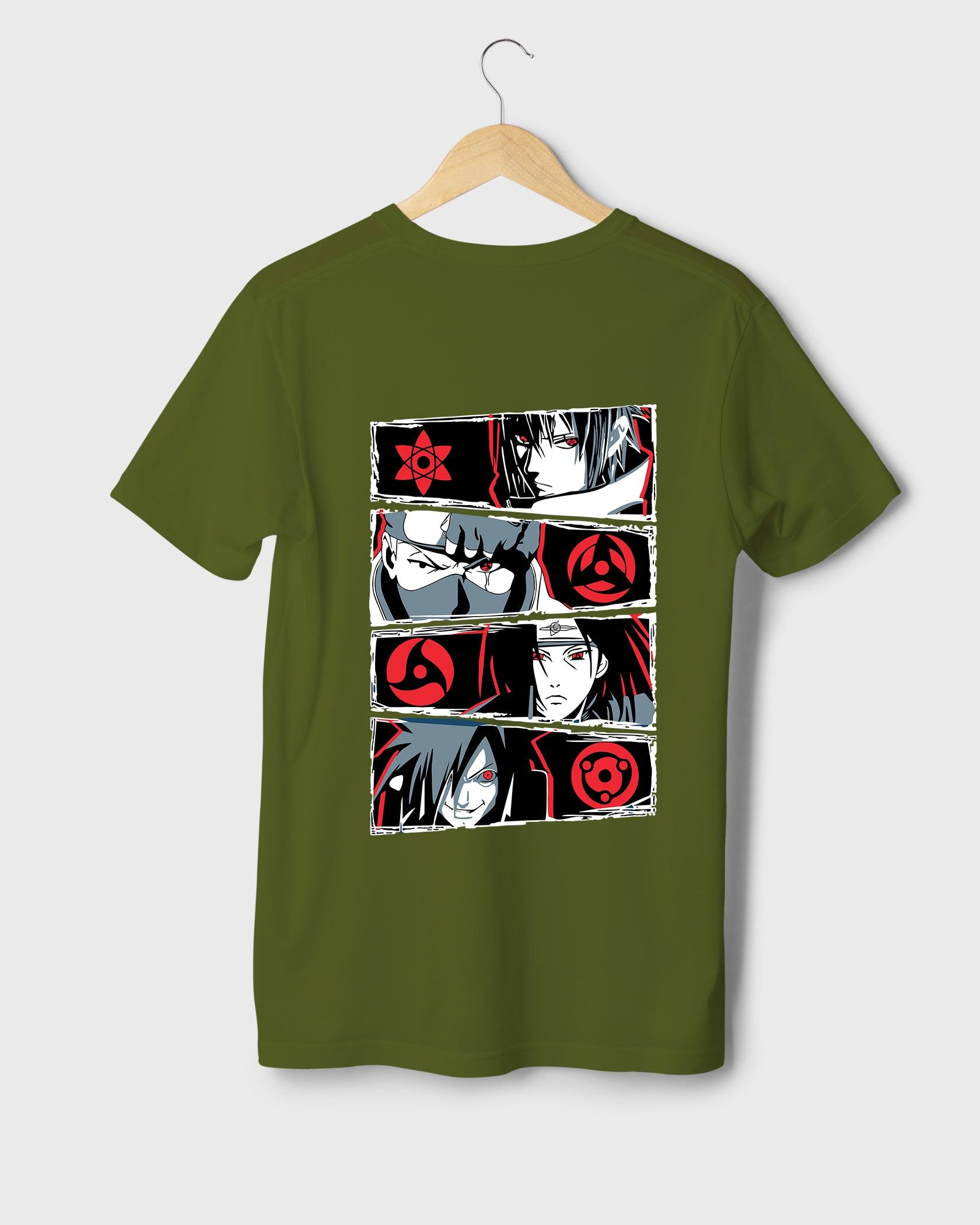 Mens Tshirt Anime Naruto Naruto Gang - Metro Apes