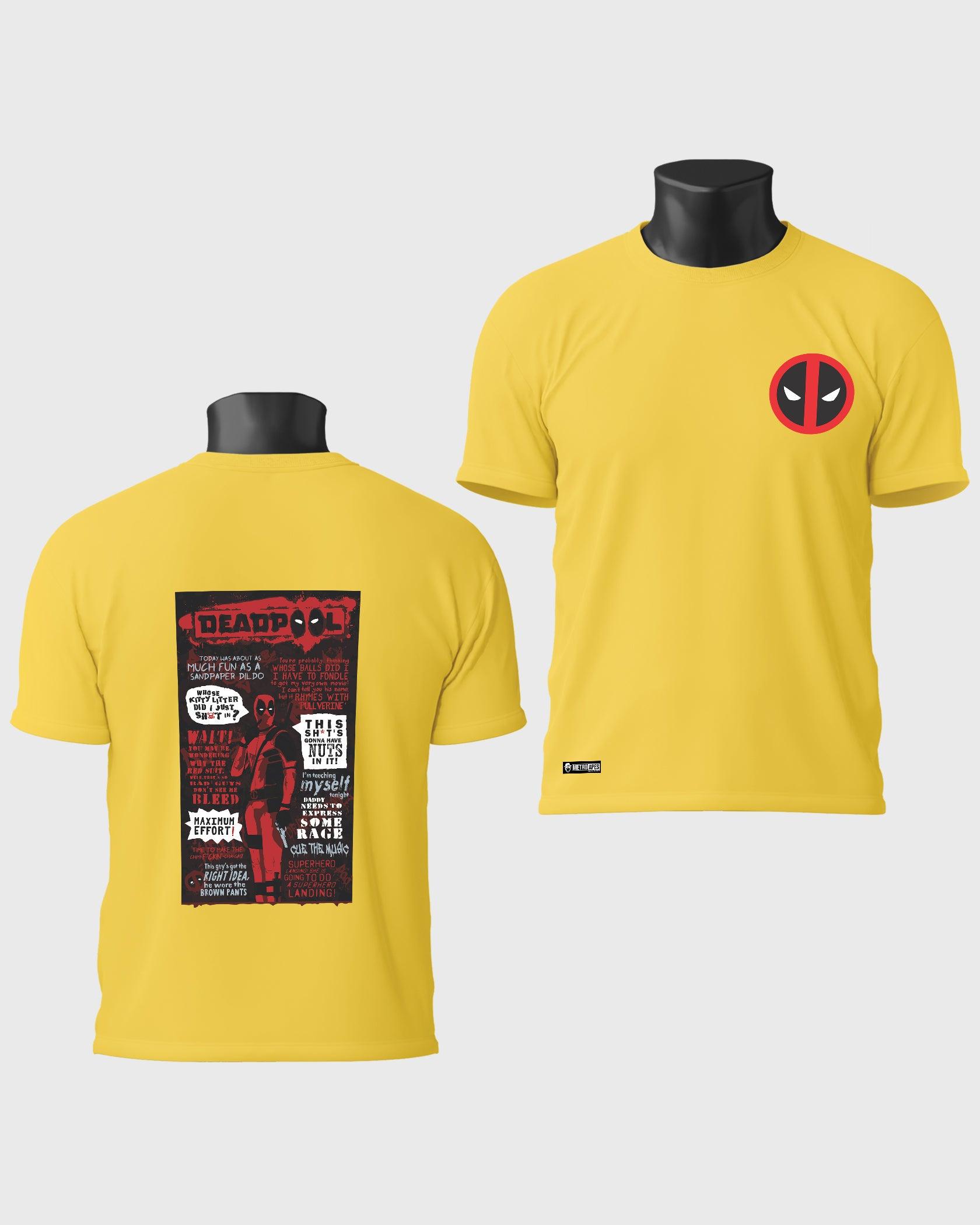 Mens Tshirt Movies & Series Deadpool Thisshits - Metro Apes