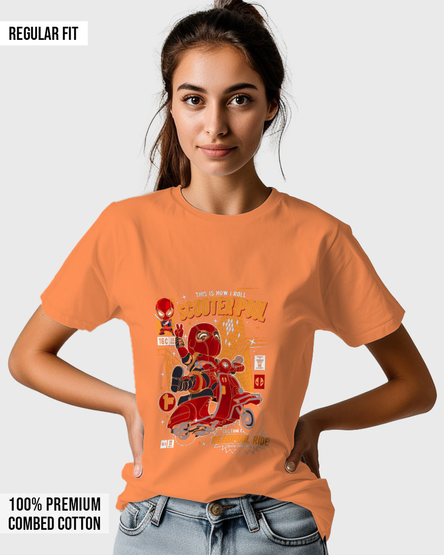 Womens Relaxed Fit TShirt Movies Dead Pool