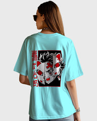 Womens Oversized TShirt Anime Chainsaw Man Tanjiro