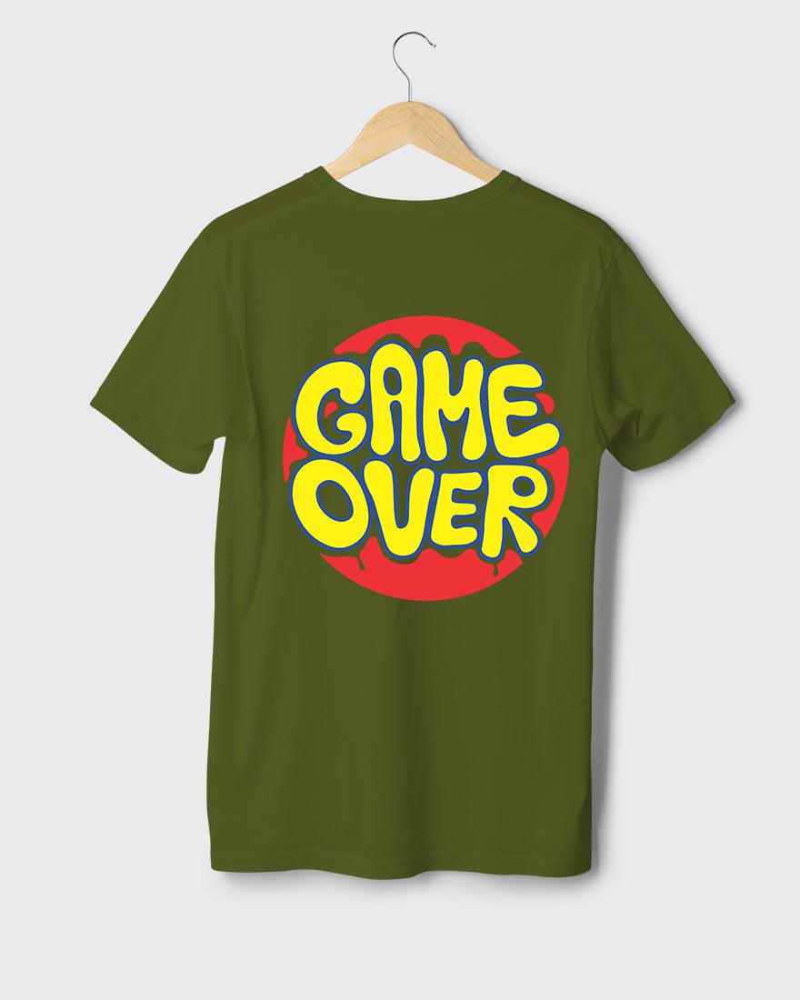 Mens Tshirt Funky Game Over - Metro Apes