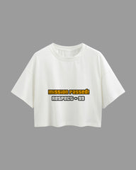 Womens Oversized Cropped TShirt Gaming Gta 2