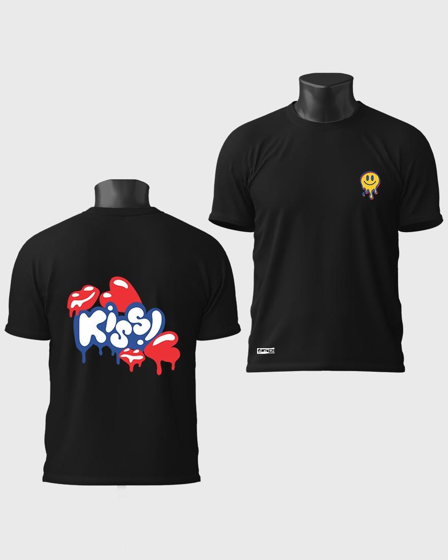 Mens Tshirt Funky Kiss - Metro Apes