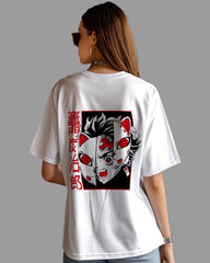 Womens Oversized TShirt Anime Chainsaw Man Tanjiro