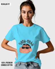 Womens Relaxed Fit TShirt Cartoon Sinchan