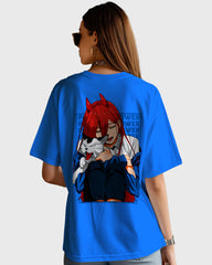 Womens Oversized TShirt Anime Chainsaw Man 03