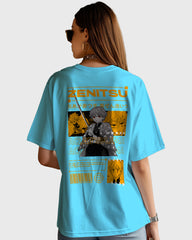 Womens Oversized TShirt Anime Demon Slayer Zenitsu