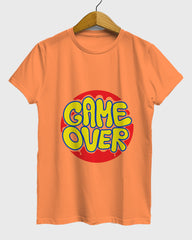 Womens Relaxed Fit TShirt Funky Game Over