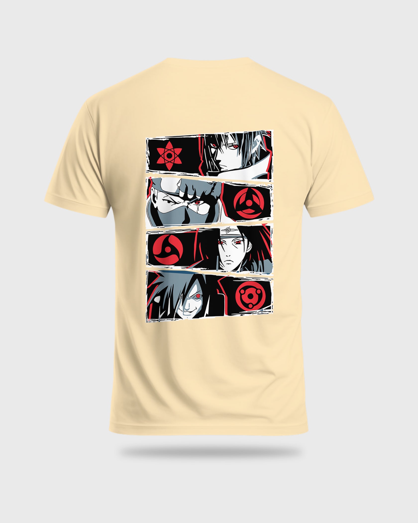 Mens Regular Tshirt Anime Naruto Naruto Gang