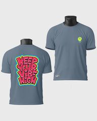 Mens Tshirt Funky Keep your vibe high - Metro Apes