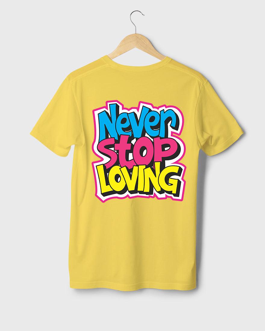 Mens Tshirt Funky Never stop Loving - Metro Apes