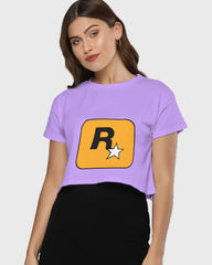 Womens Cropped TShirt Gaming Gta 1