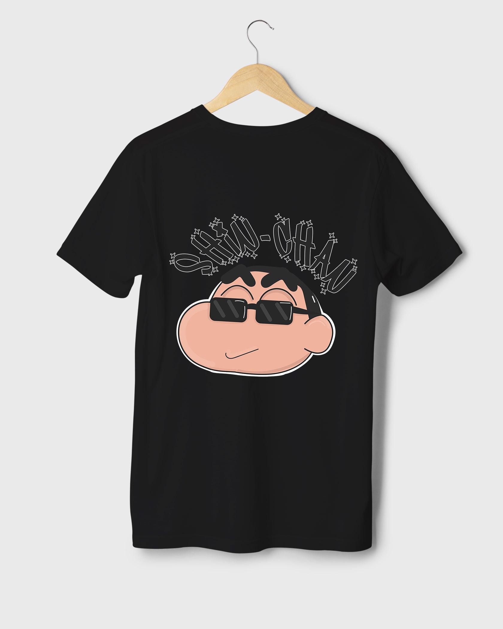 Mens T-Shirt Cartoon Shinchan - Metro Apes