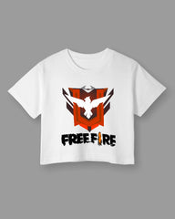 Womens Cropped TShirt Gaming Free Fire 2