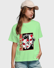 Womens Relaxed Fit TShirt Anime Chainsawman Tanjiro