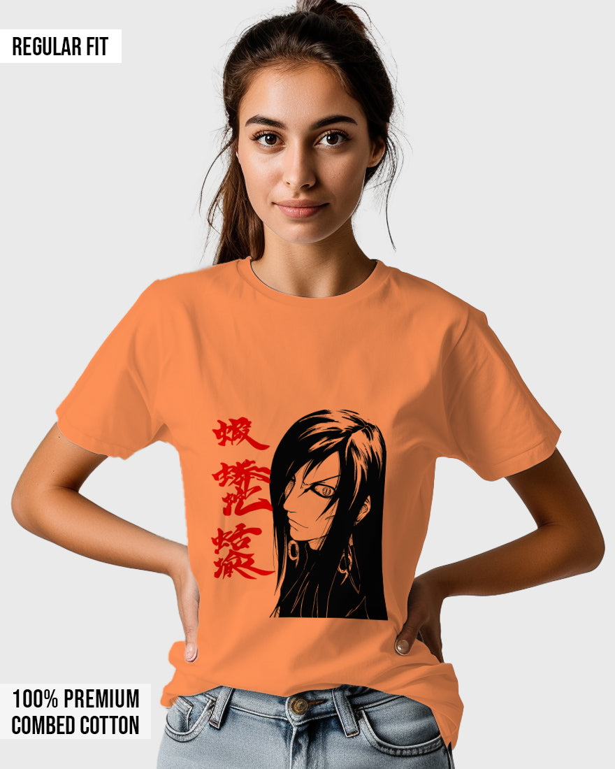 Womens Relaxed Fit TShirt Anime Naruto Orochimaru