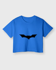 Womens Cropped TShirt Movies Batman Logo