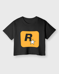 Womens Cropped TShirt Gaming Gta 1