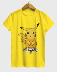 Womens Relaxed Fit TShirt Cartoon Pokeman Pikachu