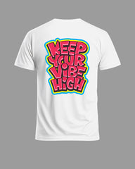 Mens Tshirt Funky Keep your vibe high - Metro Apes