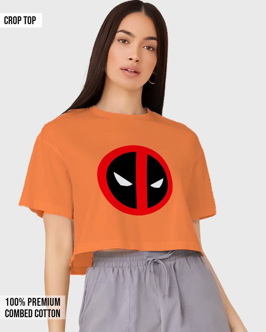 Womens Cropped TShirt Movies Deadpool