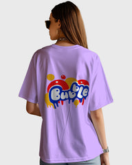 Womens Oversized TShirt Funky Bubble