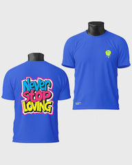 Mens Tshirt Funky Never stop Loving - Metro Apes