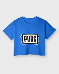 Womens Cropped TShirt Gaming Pubg 1