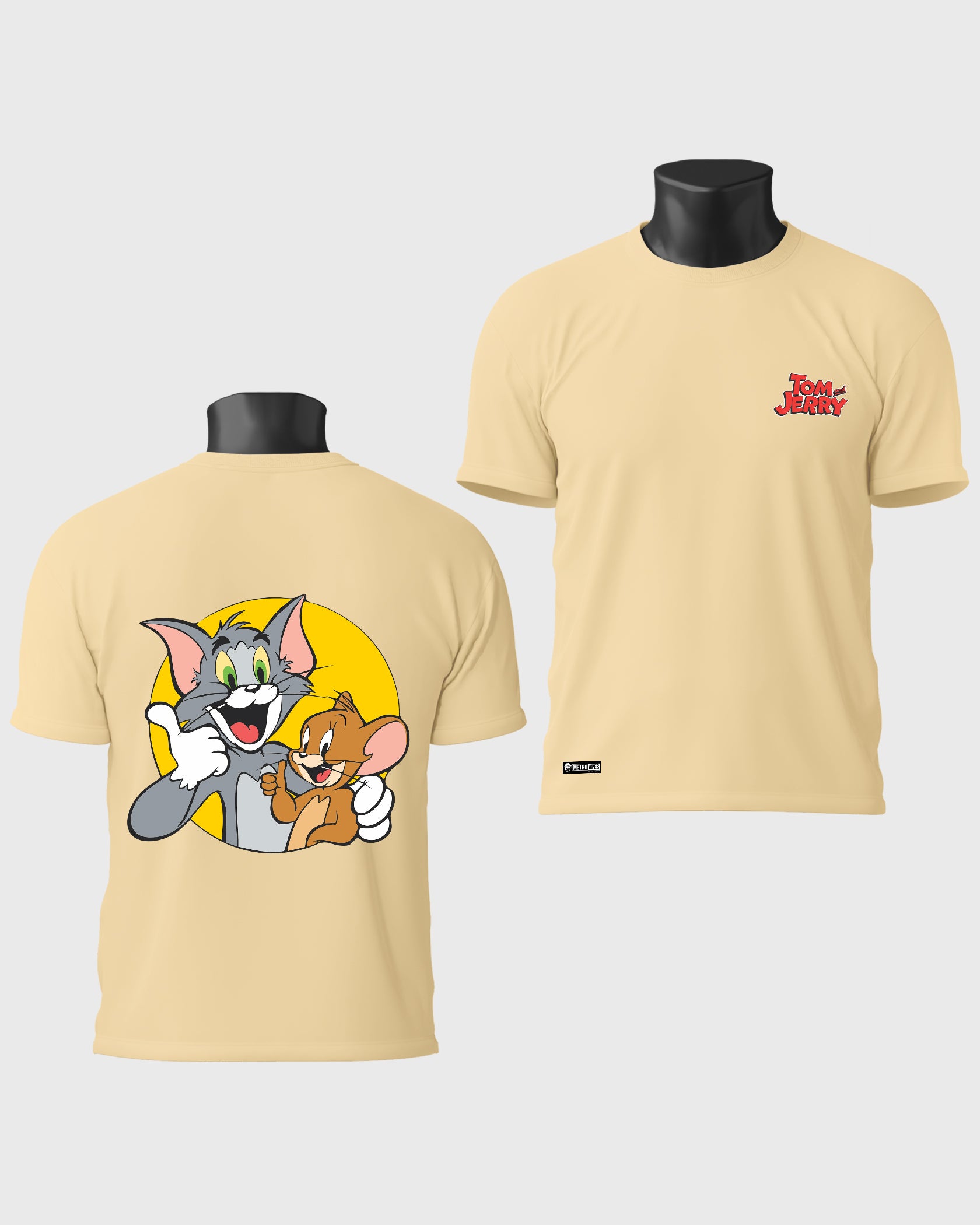 Mens Regular Tshirt Cartoon Tom & Jerry