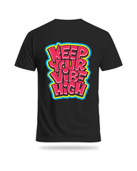 Mens Tshirt Funky Keep your vibe high - Metro Apes