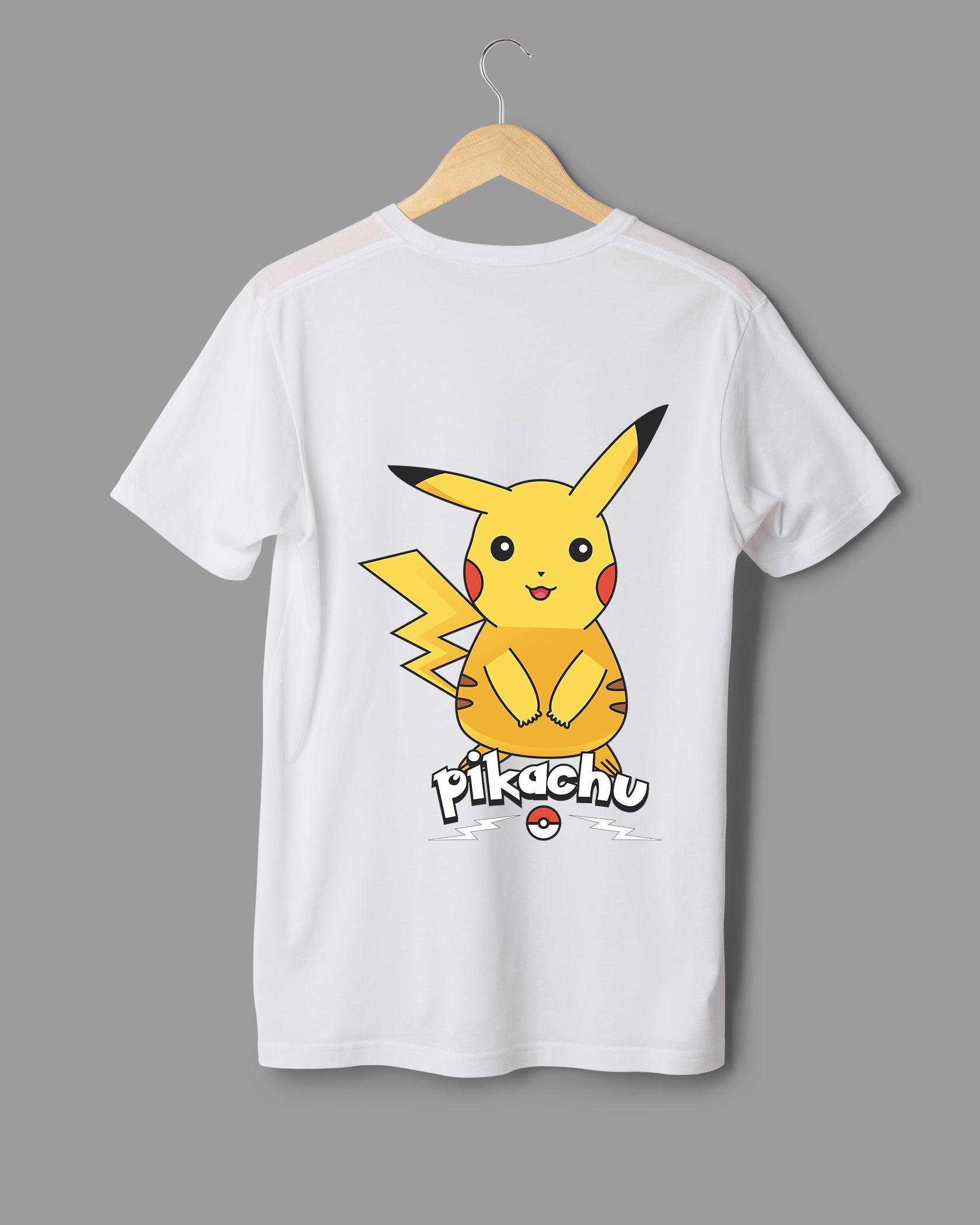 Mens T-Shirt Cartoon Pokemon Pikachu - Metro Apes