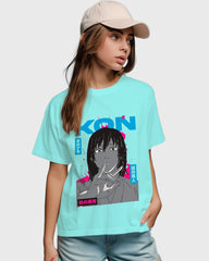 Womens Relaxed Fit TShirt Anime Chainsawman Kai Kon