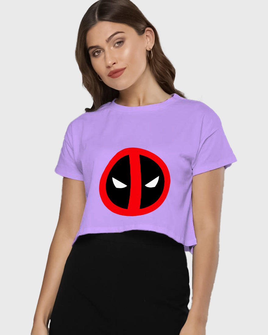 Womens Cropped TShirt Movies Deadpool