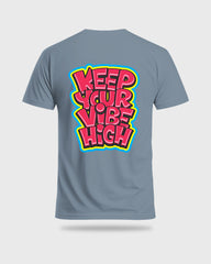 Mens Tshirt Funky Keep your vibe high - Metro Apes