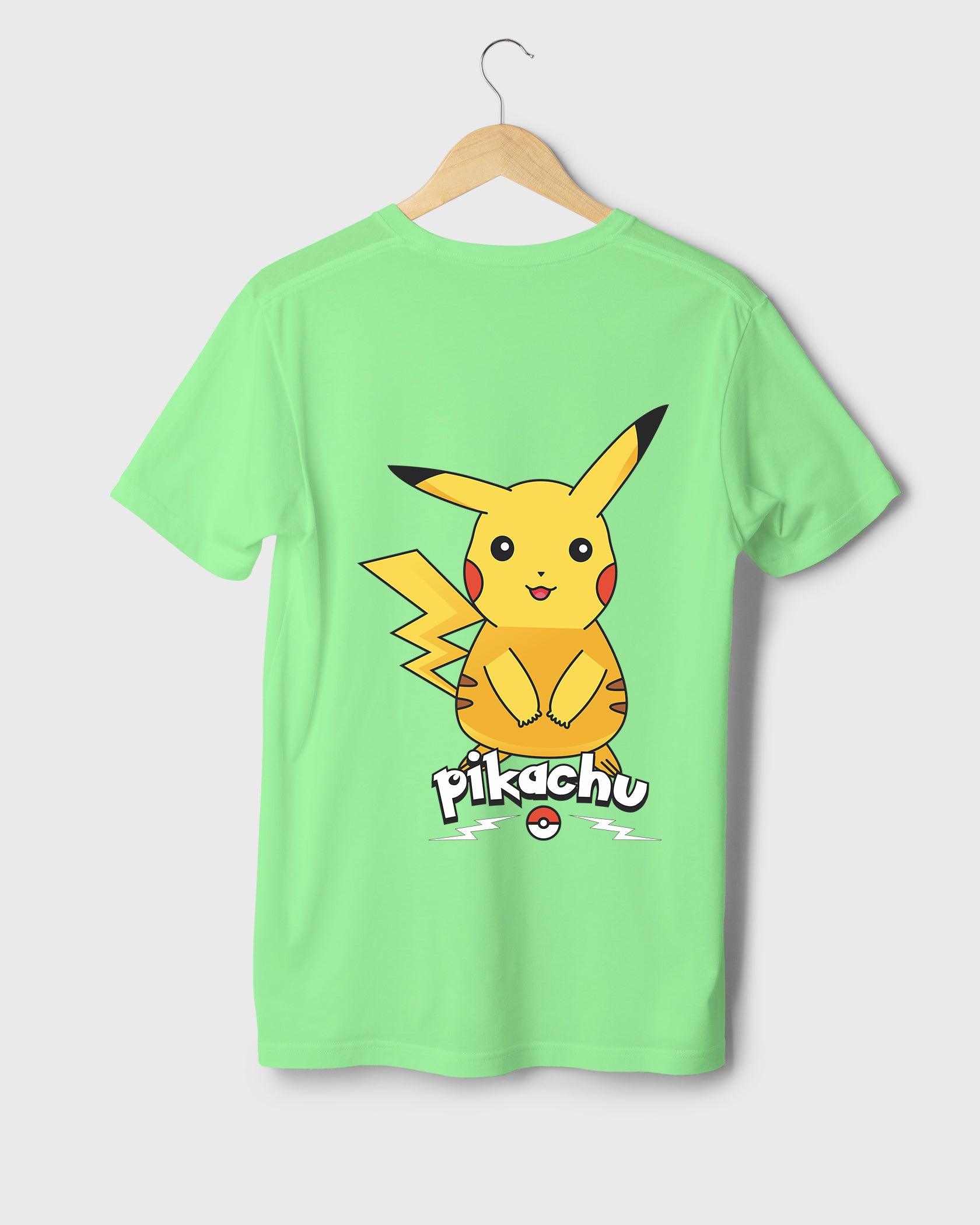 Mens T-Shirt Cartoon Pokemon Pikachu - Metro Apes