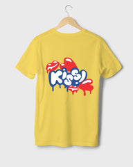 Mens Regular Tshirt Funky Kiss