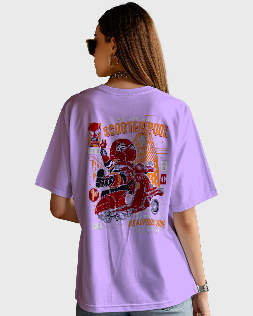 Womens Oversized TShirt Movies Dead Pool