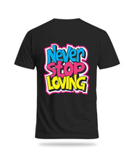 Mens Tshirt Funky Never stop Loving - Metro Apes