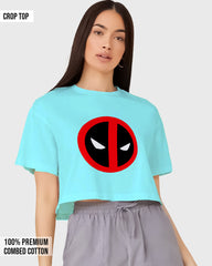 Womens Cropped TShirt Movies Deadpool