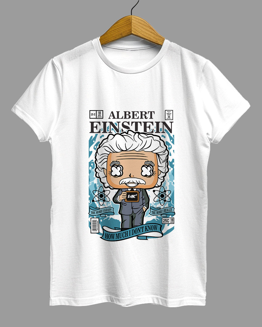 Womens Relaxed Fit TShirt Trending Albert Einstein